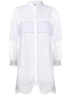Prada Sheer Sleeve Tunic - White