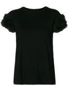 Lardini Petal Detail T-shirt - Black