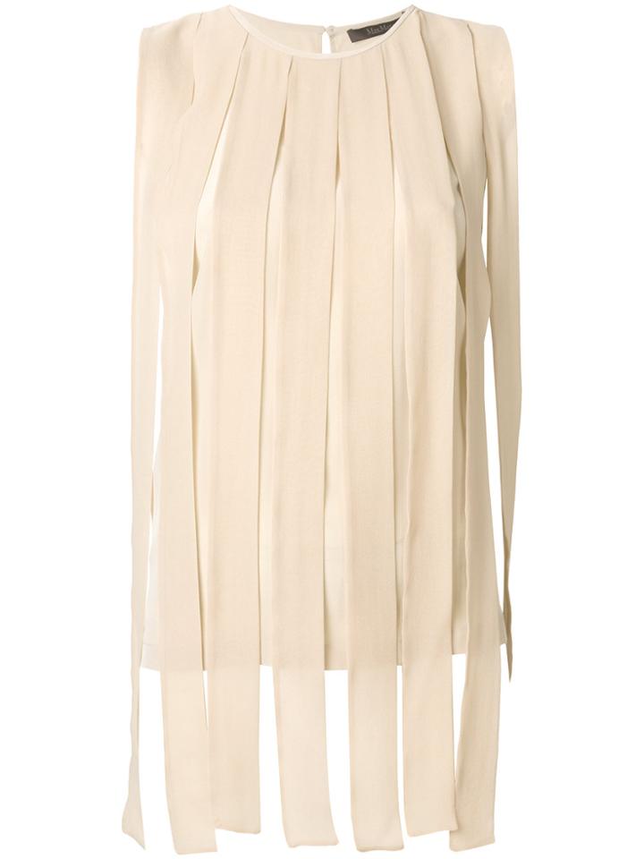 Max Mara Strappy Sleeveless Blouse - Nude & Neutrals