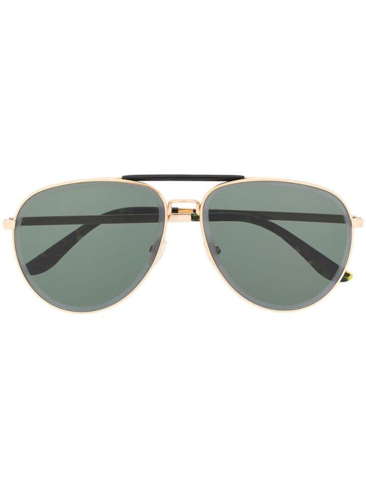 Jimmy Choo Eyewear Fin Sunglasses - Gold