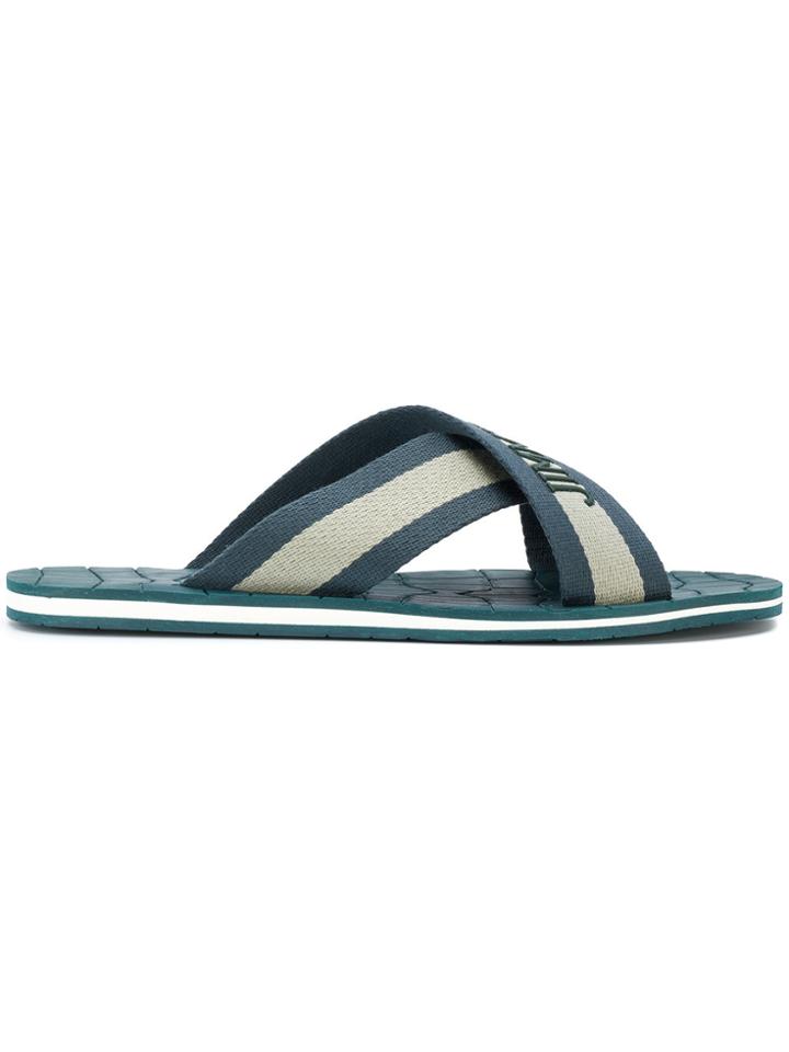 Jimmy Choo Clive Flip Flops - Blue