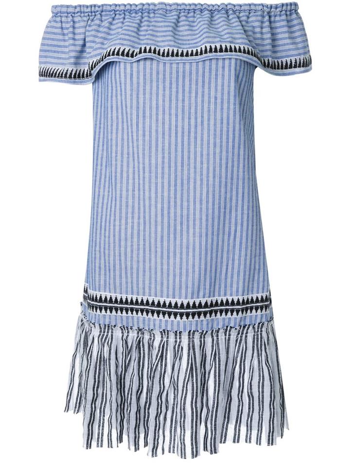 Lemlem Off Shoulder Striped Dress