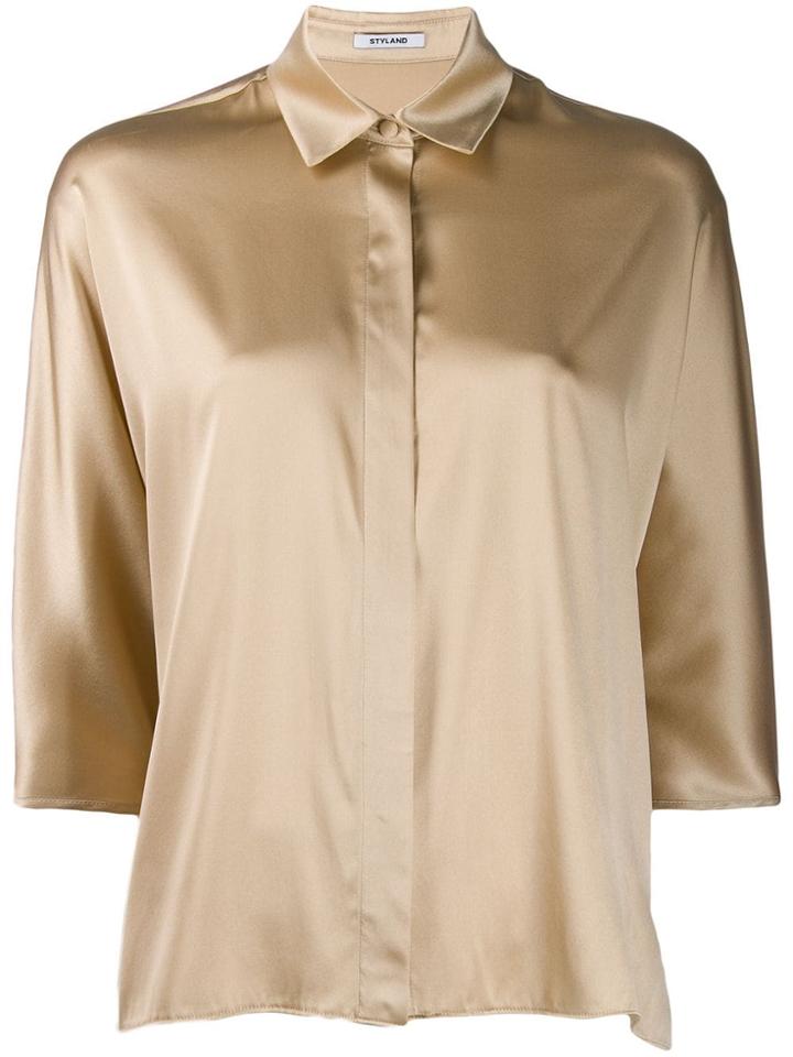 Styland Fluid Shirt - Neutrals