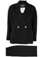 Chanel Pre-owned Double-breasted Skirt Suit - Black