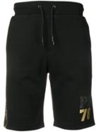 Plein Sport Branded Track Shorts - Black