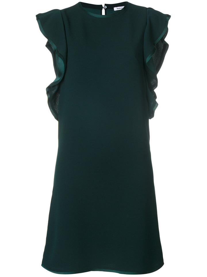 P.a.r.o.s.h. Ruffle Sleeve Dress - Green