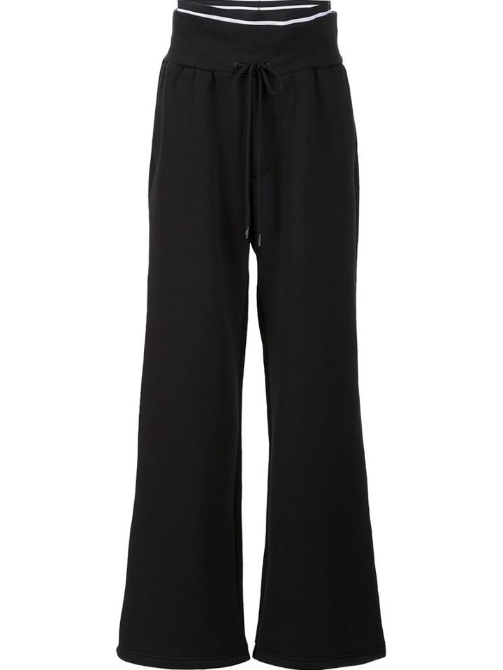 Puma Flared Trousers, Women's, Size: Medium, Black, Cotton/polyester