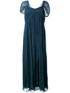 Mes Demoiselles - Maxi Dress - Women - Viscose - 36, Blue, Viscose