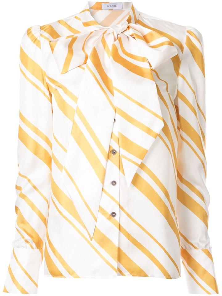 Racil Striped Print Blouse - White