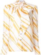 Racil Striped Print Blouse - White