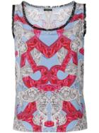 Versace Barocco Print Tank Top - Multicolour