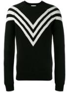 Adidas By White Mountaineering Three Stripes Sweater, Men's, Size: Small, Black, Wool/nylon