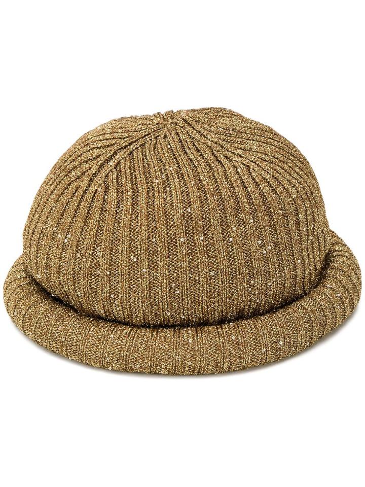 Missoni Glitter Beanie - Gold