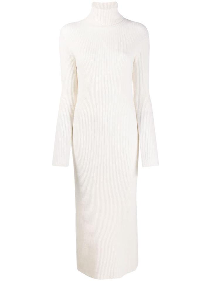 Philo-sofie Ribbed Midi Dress - White