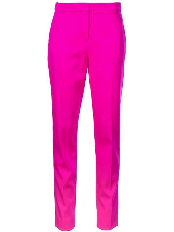 Oscar De La Renta Suit Trousers - Pink & Purple