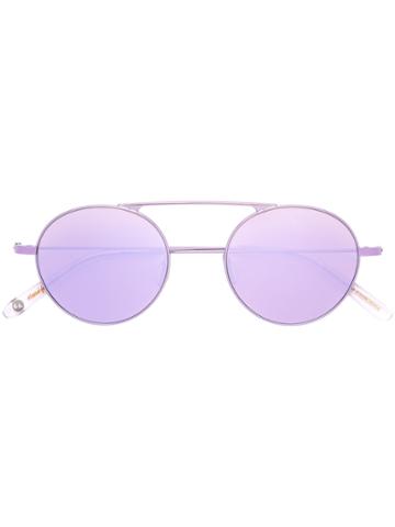 Garrett Leight Zeno Sunglasses - Pink & Purple