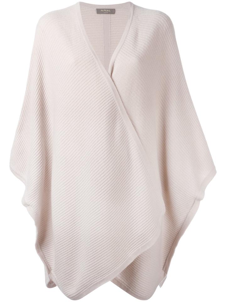 N.peal Poncho Cardigan, Women's, Pink/purple, Cashmere