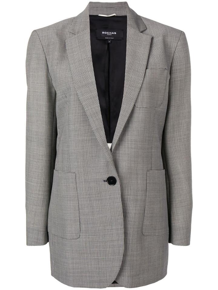 Rochas Classic Single-breasted Blazer - Black