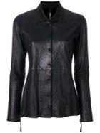 Olsthoorn Vanderwilt Shirt Leather Jacket - Black