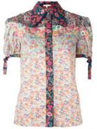 Olympia Le-tan Floral Print Shirt - Multicolour