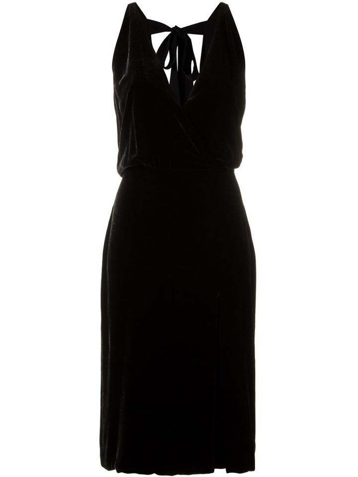 Andrea Marques - Midi Dress - Women - Silk/viscose - 38, Black, Silk/viscose