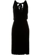 Andrea Marques - Midi Dress - Women - Silk/viscose - 38, Black, Silk/viscose