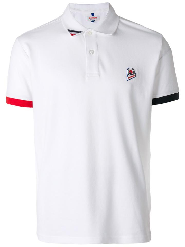 Invicta Contrast Hem Logo Polo Shirt - Blue