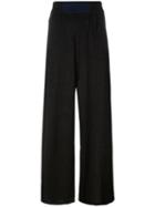 Circus Hotel Glittery Straight Trousers, Women's, Size: 42, Black, Polyamide/polyester/acetate
