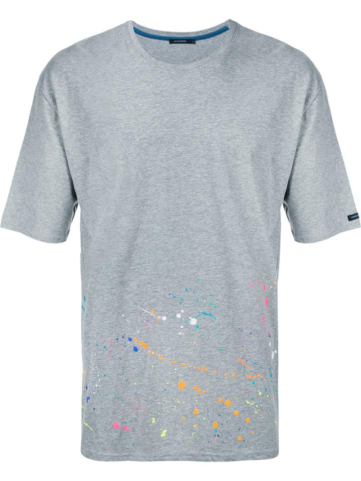 Guild Prime - Splattered T-shirt - Men - Cotton - 2, Grey, Cotton