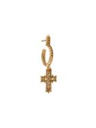 Emanuele Bicocchi Tiny Cross Earrings - Gold