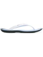 Armani Exchange Thong Flip Flops - White