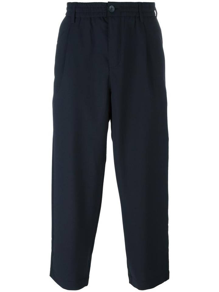 Libertine-libertine 'helterskelter' Baggy Trousers, Men's, Size: Medium, Blue, Polyester/spandex/elastane/viscose