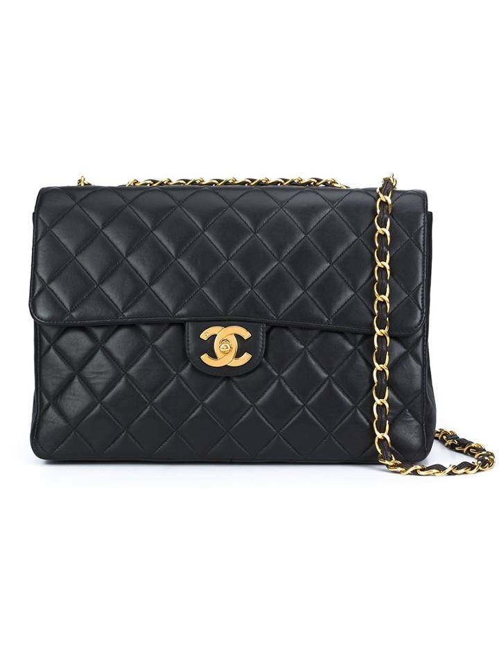 Chanel Vintage Jumbo Flap Shoulder Bag, Women's