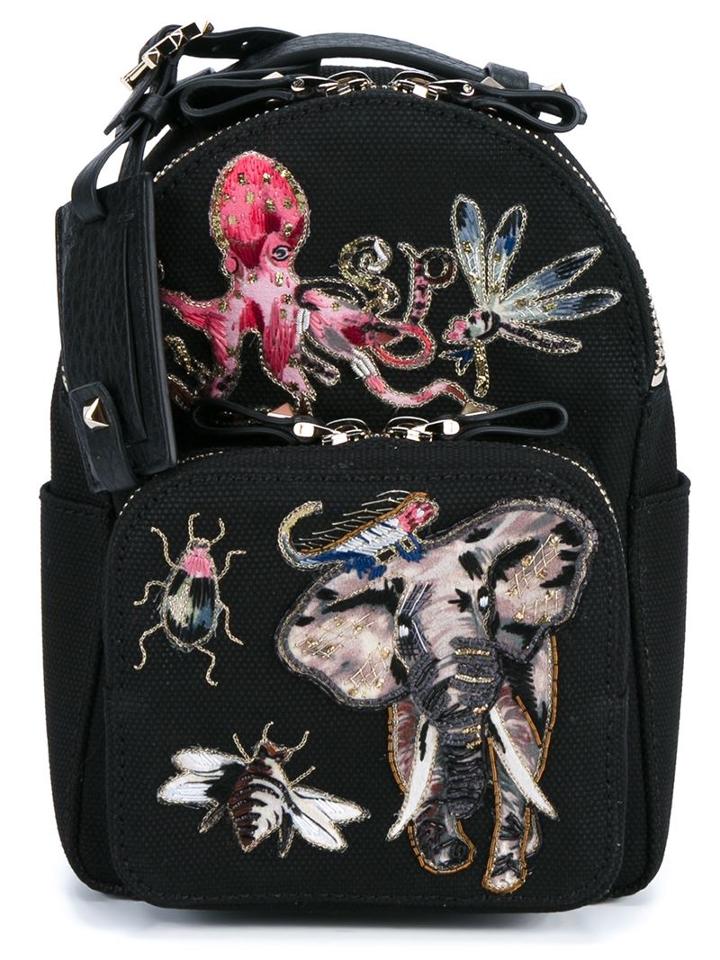 Valentino Garavani Mini Backpack With Fantastic Animals Embroidery