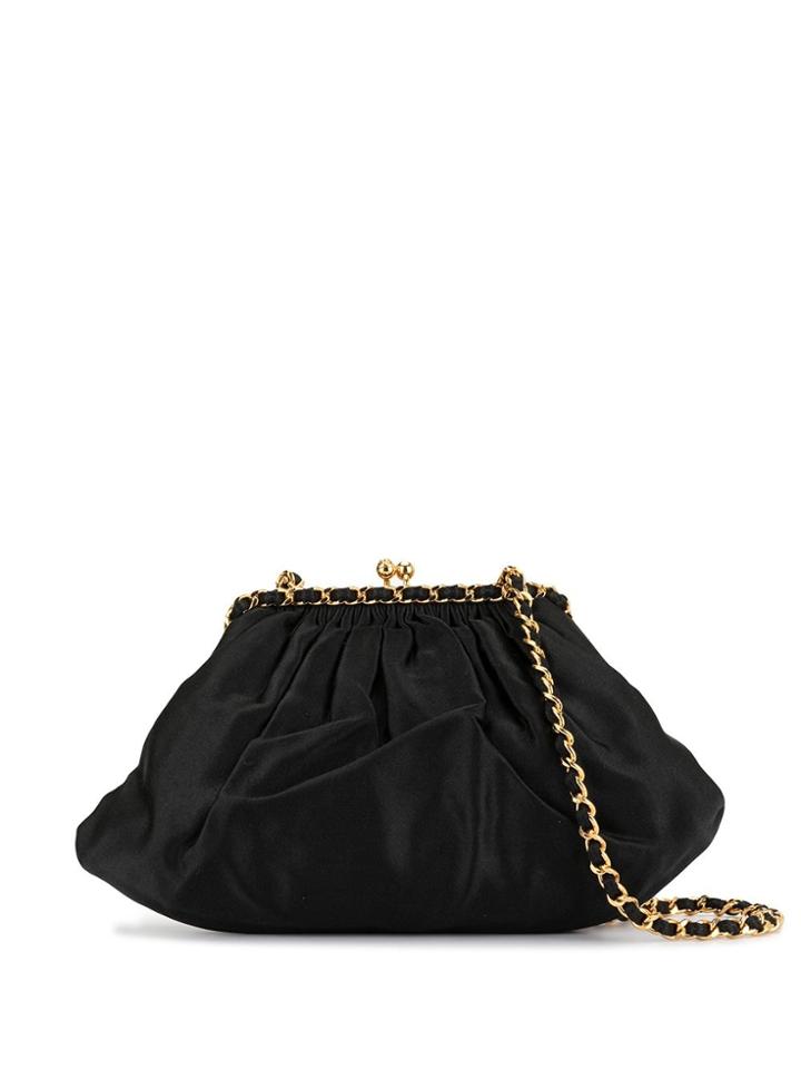 Chanel Pre-owned 1997s Chain Shoulder Bag - Black