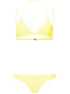 Dion Lee Triangle Bikini Set - Yellow & Orange