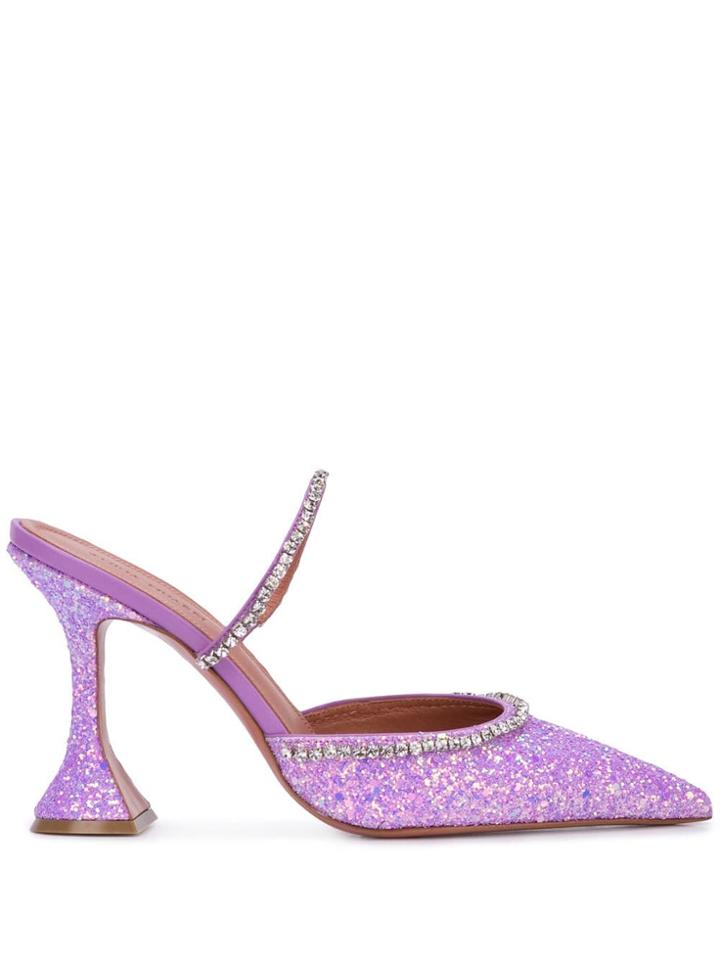 Amina Muaddi Gilda Mules - Purple