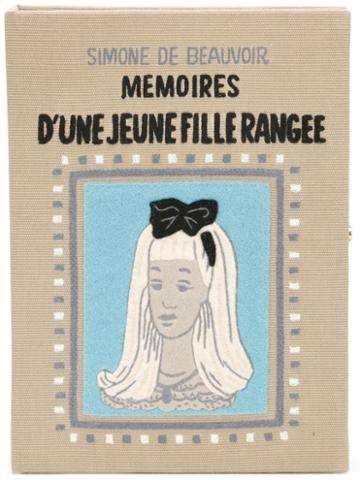 Olympia Le-tan 'memoires D'une Jeune Fille Rangee' Book Clutch, Women's, Nude/neutrals