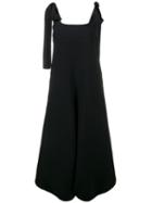 Chloé Sleeveless Wide-leg Jumpsuit, Women's, Size: 36, Blue, Acetate/viscose/silk