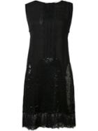 Loyd/ford Sequined Detailing Shift Dress, Women's, Size: 6, Black, Silk