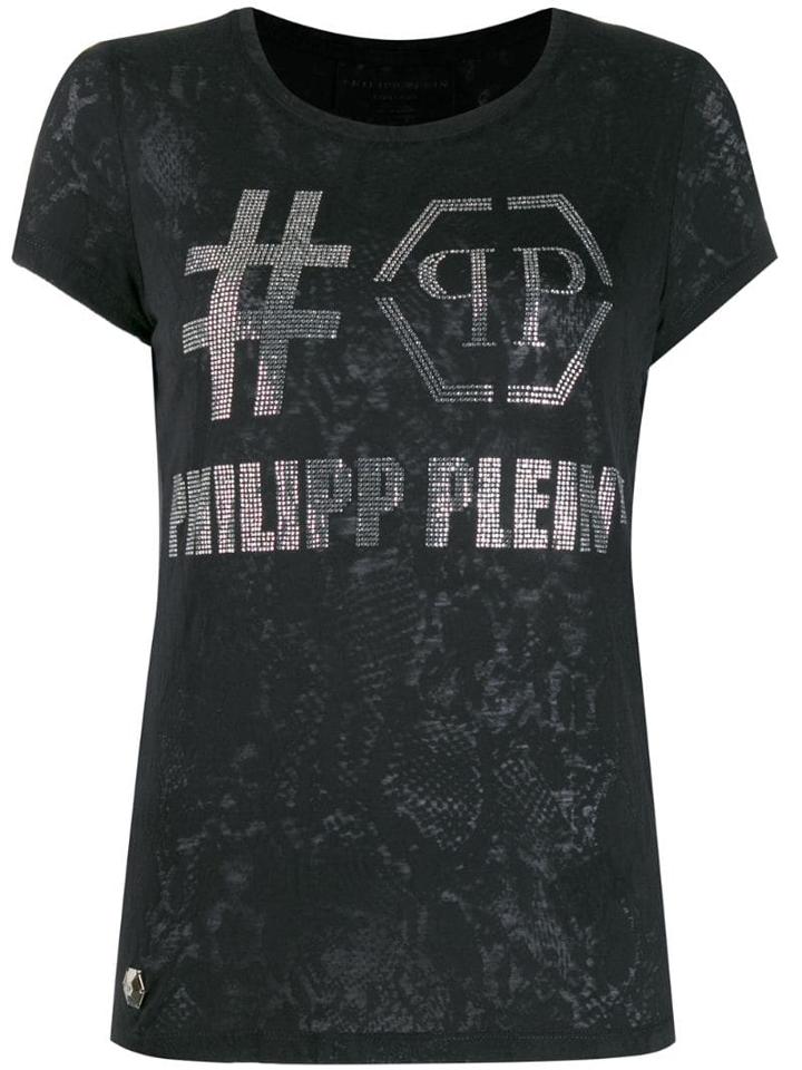 Philipp Plein Destroyed T-shirt - Black
