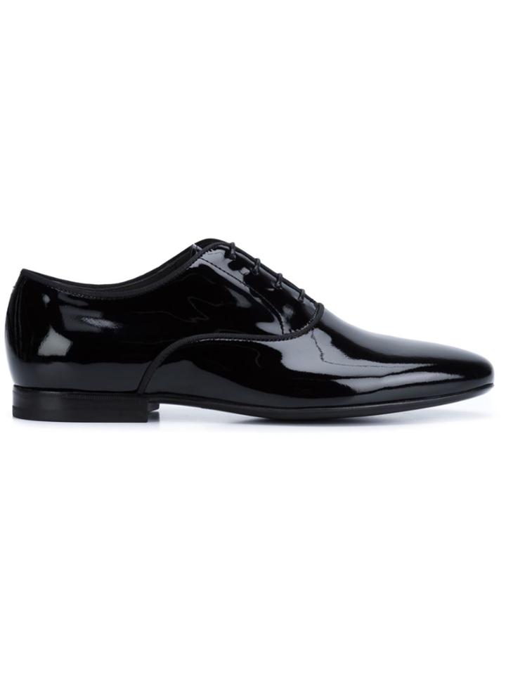 Lanvin Classic Oxford Shoes - Black