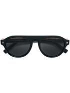 Ermenegildo Zegna Pilot Sunglasses - Black