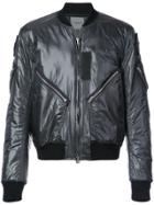 Takahiromiyashita The Soloist Quilted Bomber Jacket - Black