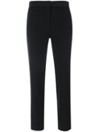 Moncler - Cropped Tailored Trousers - Women - Polyester/spandex/elastane/wool - 40, Black, Polyester/spandex/elastane/wool