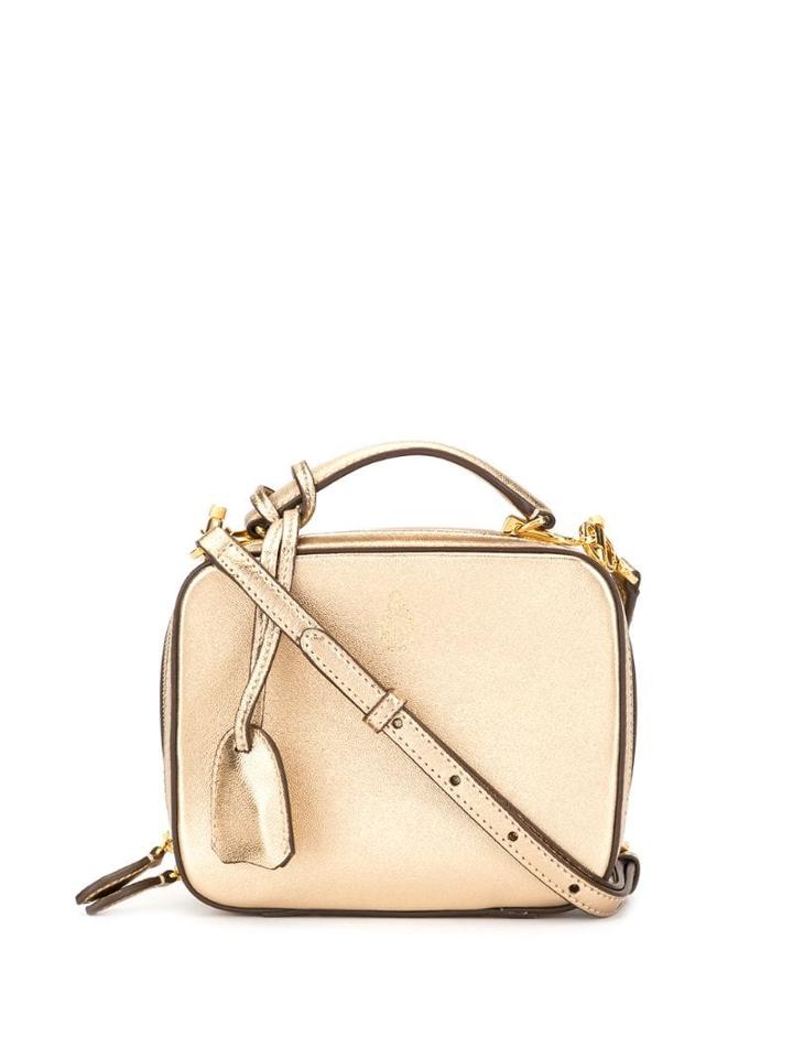 Mark Cross Mini Laura Crossbody Bag - Gold