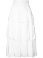 Bambah - Elec Skirt - Women - Silk - 14, White, Silk