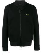 Fendi Bag Bugs Zip-up Jacket - Black