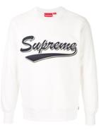 Supreme Logo Sweatshirt - White