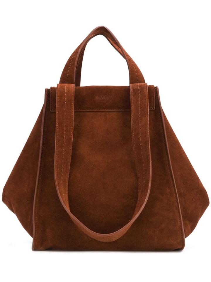Max Mara Reversible Shopper Bag - Brown